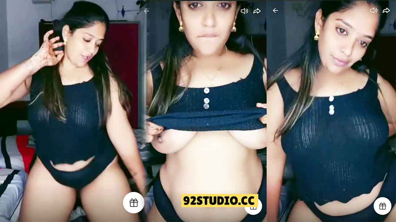 Anu Telugu Dancing See Through Top and Panties Gives Boob Flash