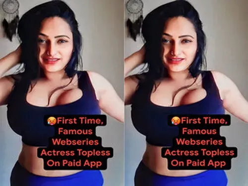 Jayshree Gaikwad Nude Video With Full Face Pressing Her Boobs