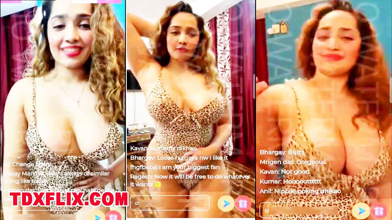 Aditi Mistry Nude Deep Cleavage Bikini Live Premium
