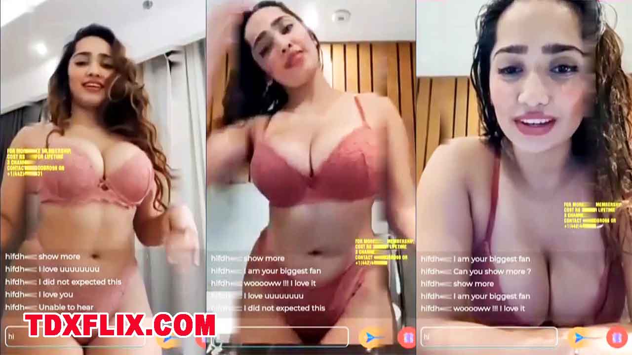 Aditi Mistry Nude in Lingerie Hot Live Video